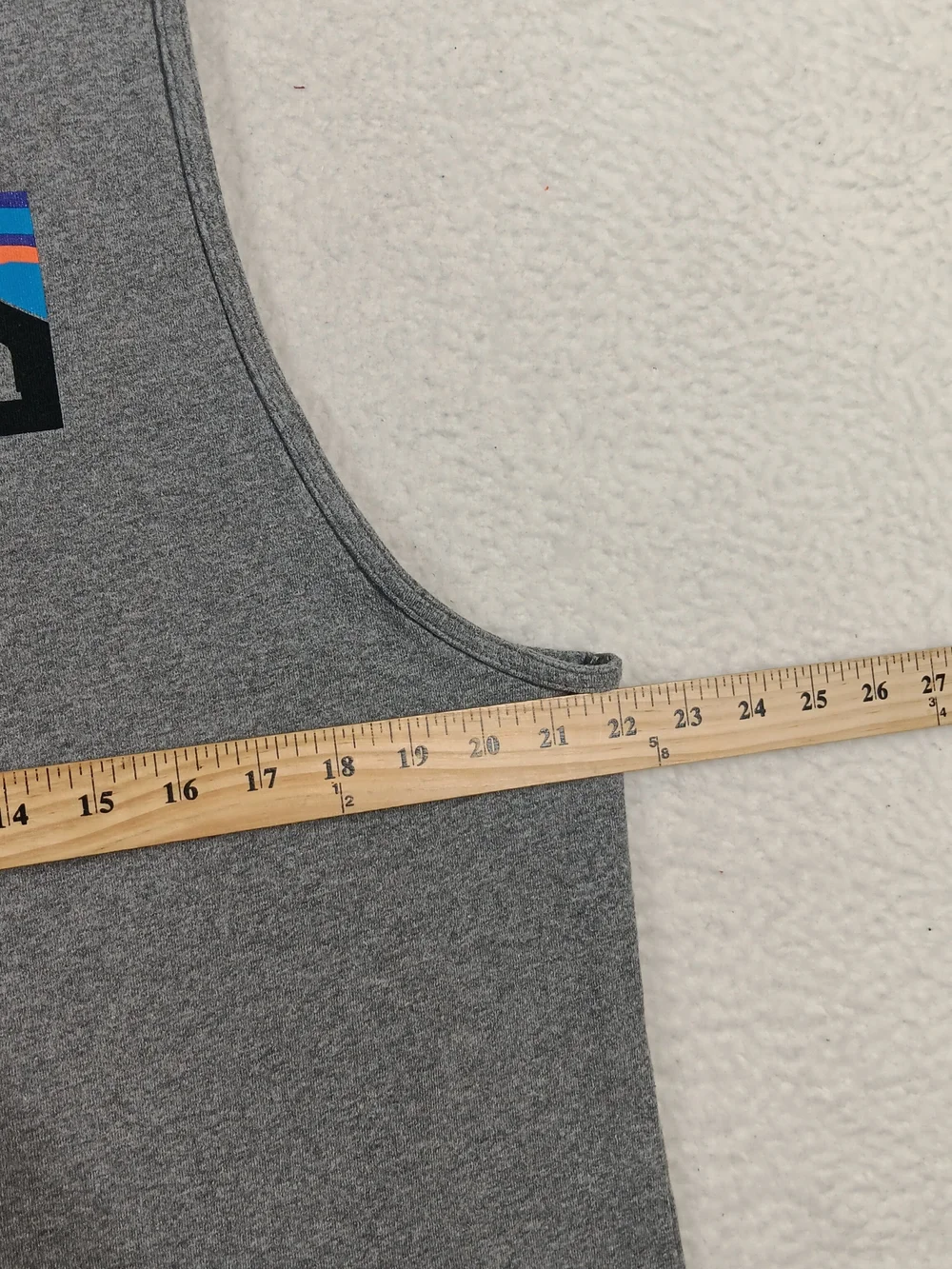Patagonia Shirt Mens XL Gray P-6 Logo Responsibili-Tee Tank Top Sleeveless - Picture 11 of 12
